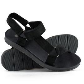 Sportsandalen für Damen LEI530B schwarz