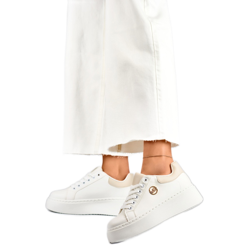 Damen-Sportschuhe TL249-9-8W/BE weiß