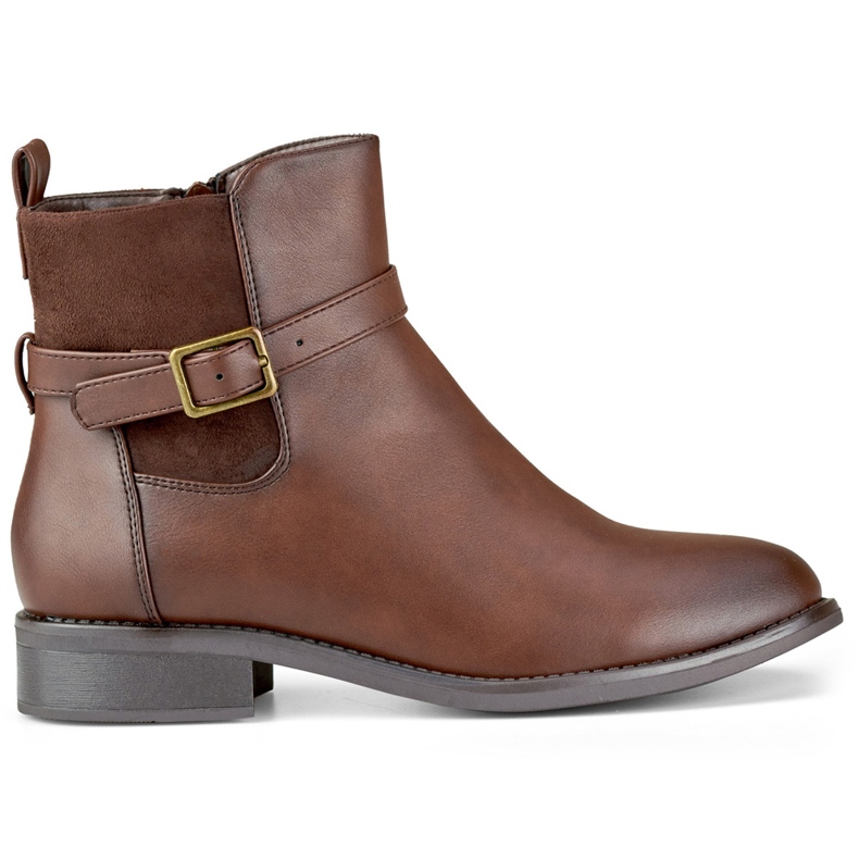 Nicht isolierte Damenstiefel CH2228BR braun