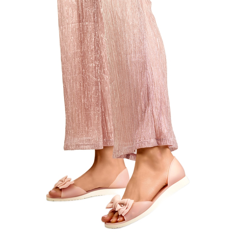 Gummiballerinas mit Schleife BG162NU, rosa