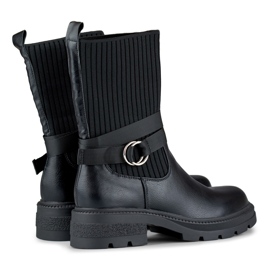 Nicht isolierte Damenstiefel YQ41B, schwarz