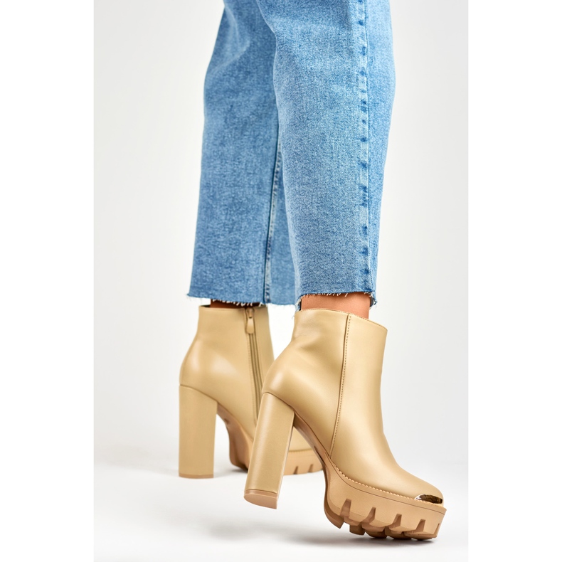 Stiefel Modell NS313KH Beige - PRIMO