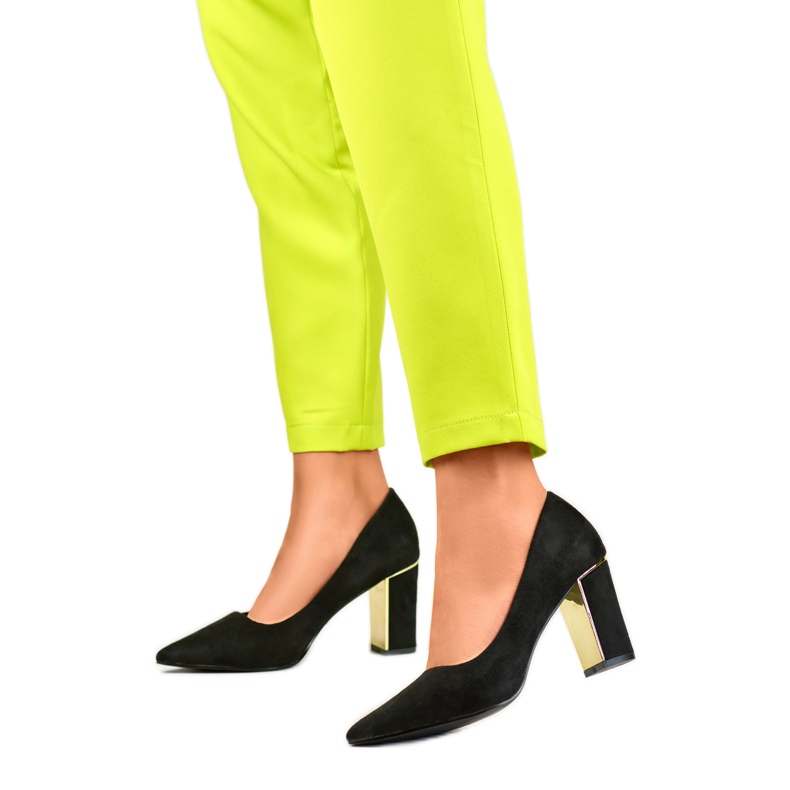 Damenpumps mit hohem Absatz GD-DO112A_B, schwarz