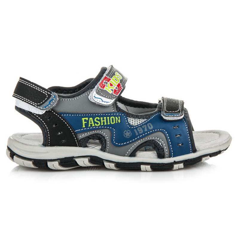 Linshi Sandalen mit Klettverschluss für einen Jungen blau