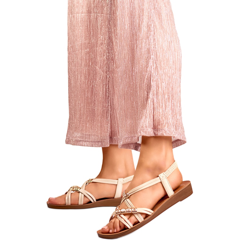 Damensandalen PS06BE beige