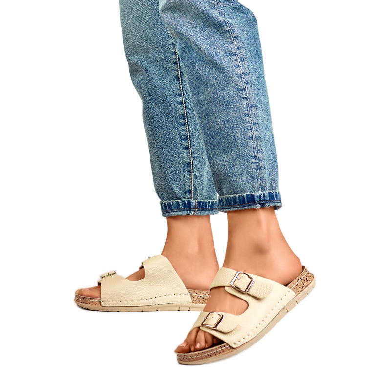 Damenhausschuhe G3178-7BE beige