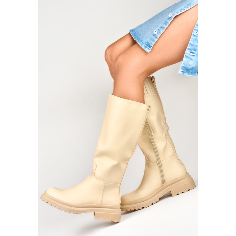 Stiefel Modell ML2456BE Beige - PRIMO
