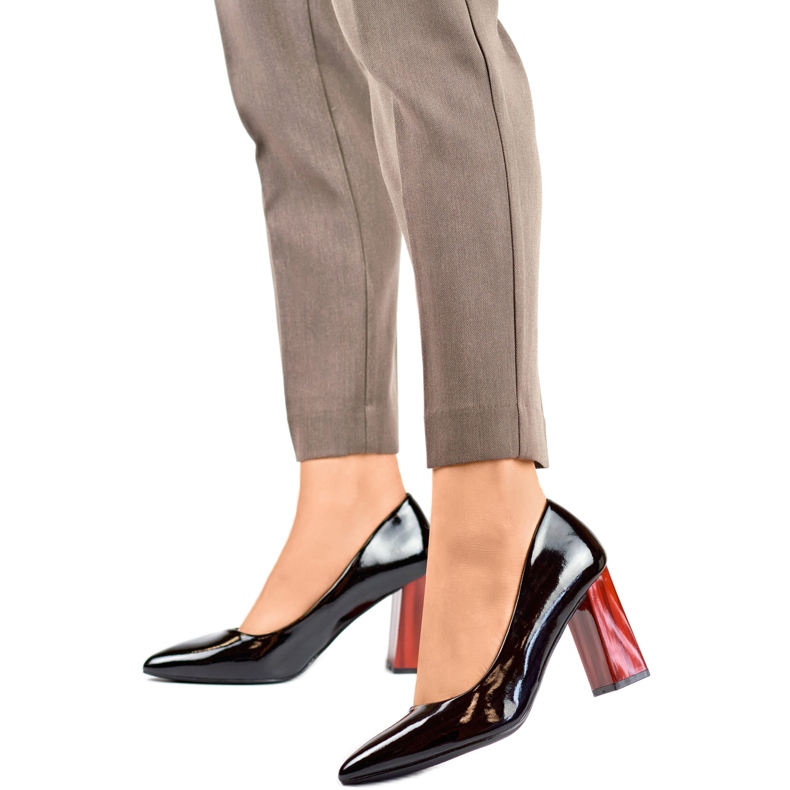 Lackierte Pumps GD-FL486B-B schwarz