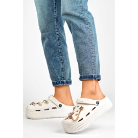 Sandalen-zehenstegsandalen Modell PT-1W Weiß - PRIMO