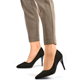 Klassische Damen High Heels B0-202B, schwarz