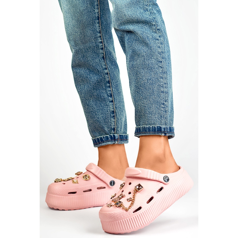 Sandale zehenstegsandalen Modell PT-1P Rosa - PRIMO