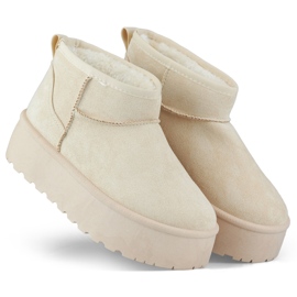 Isolierte Schneestiefel für Damen TL242-BE beige