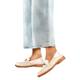 Damenschuhe mit Verzierung 24-58233BE beige