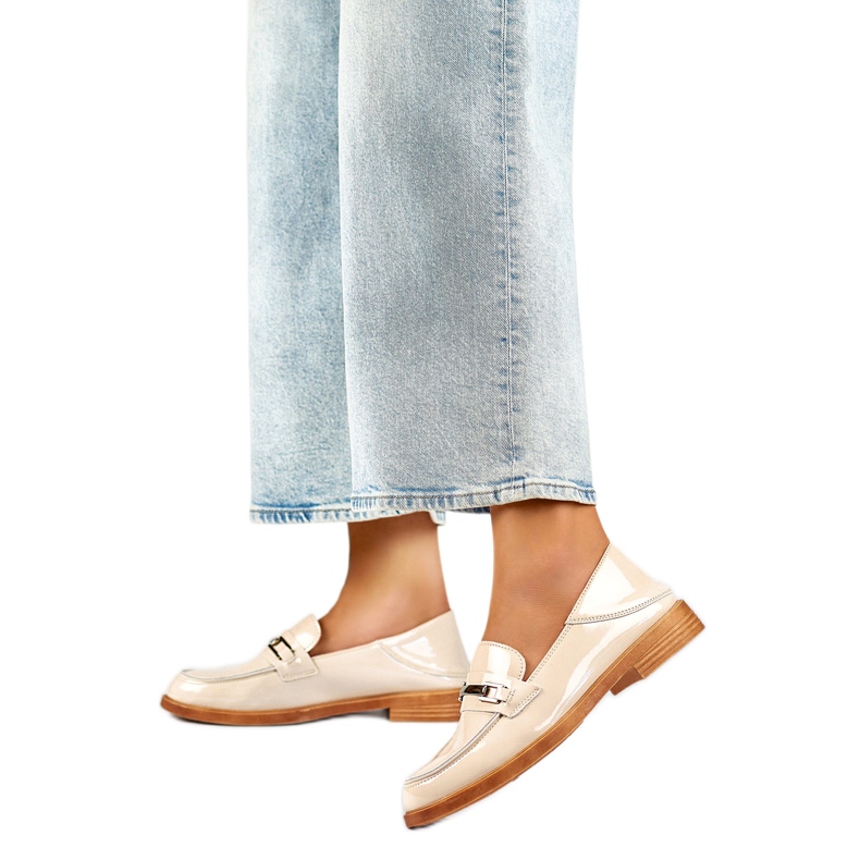 Damenschuhe mit Verzierung 24-58233BE beige