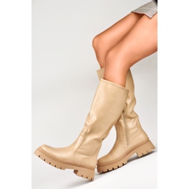 Modell 888-66A-BE Beige Stiefel – PRIMO