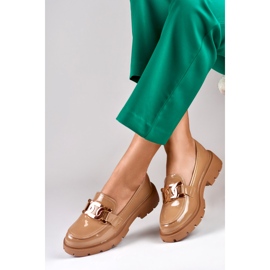 Schuhe Modell 8980-P-KH Camel - PRIMO braun