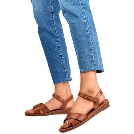 Damensandalen PS10TA braun