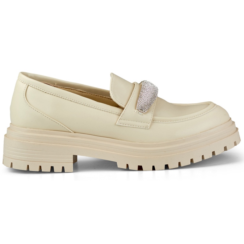 Damenschuhe mit Verzierung 7961BE beige