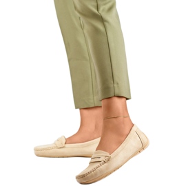 Damenmokassins 9173-P-BE beige