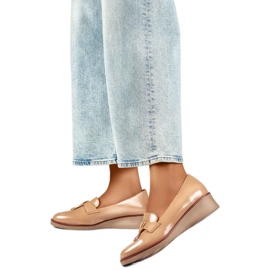 Lackpumps für Damen 24-58266BE beige