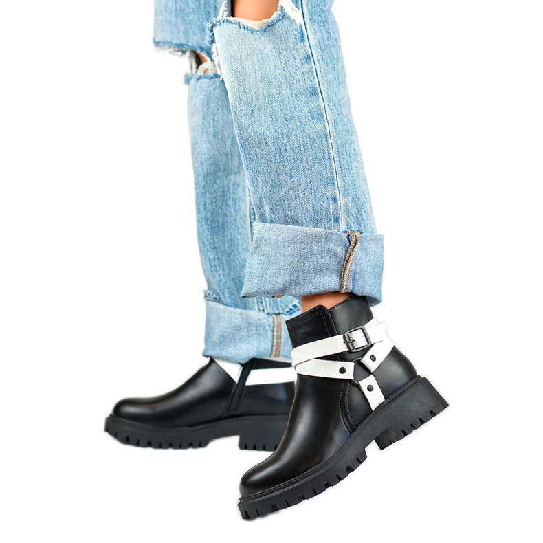 Isolierte Damenstiefel 250043BW-PU schwarz