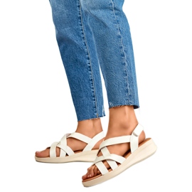 Damensandalen QQ-397W weiß