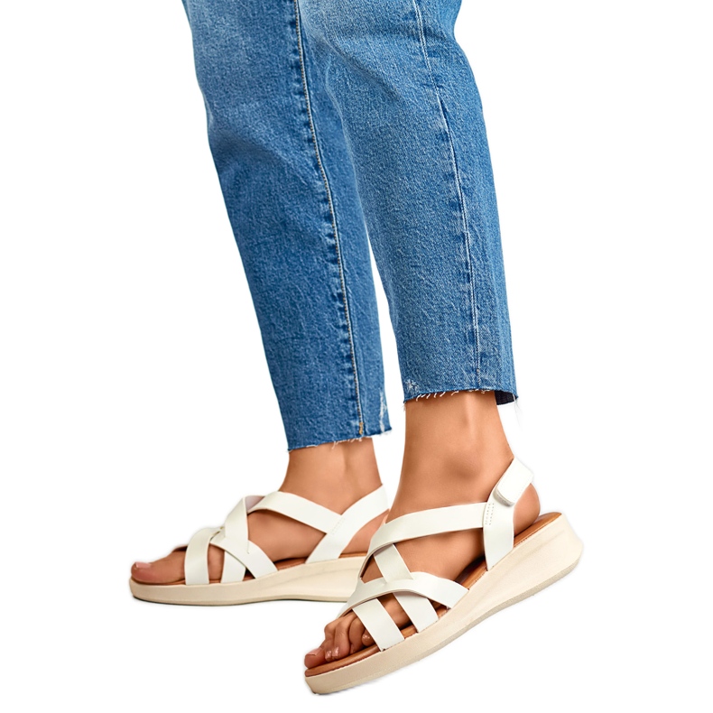 Damensandalen QQ-397W weiß