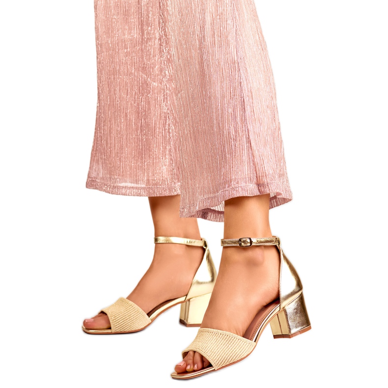 Damensandalen 8738GO beige