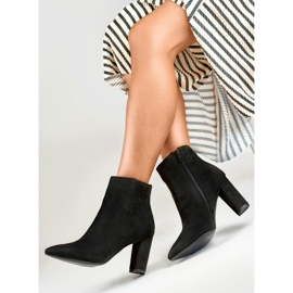 Stiefel Modell DF3707B Schwarzes Wildleder - PRIMO beige