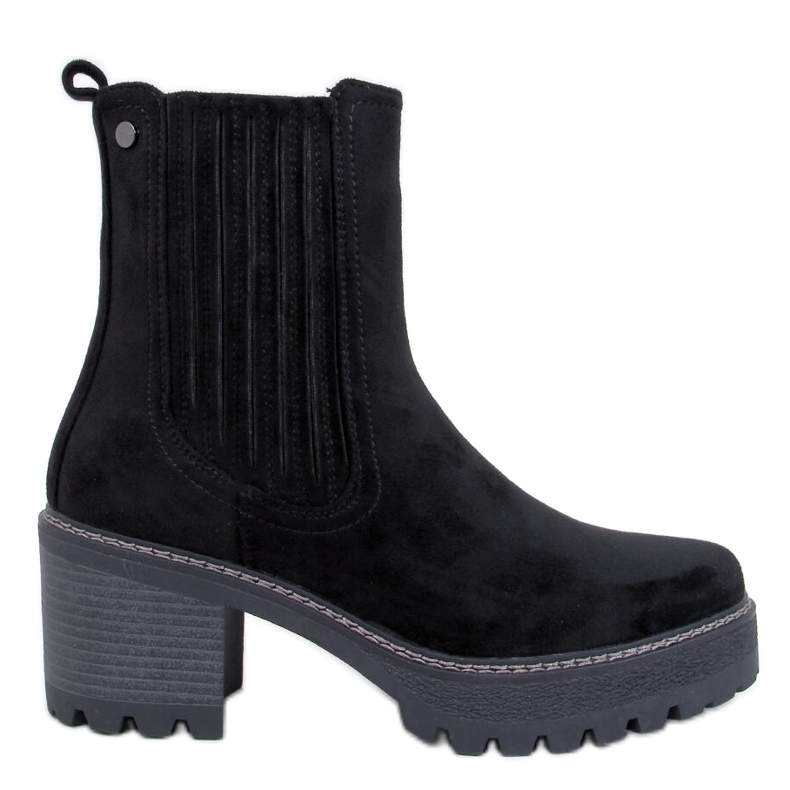 Delis Schwarze Chelsea-Stiefel