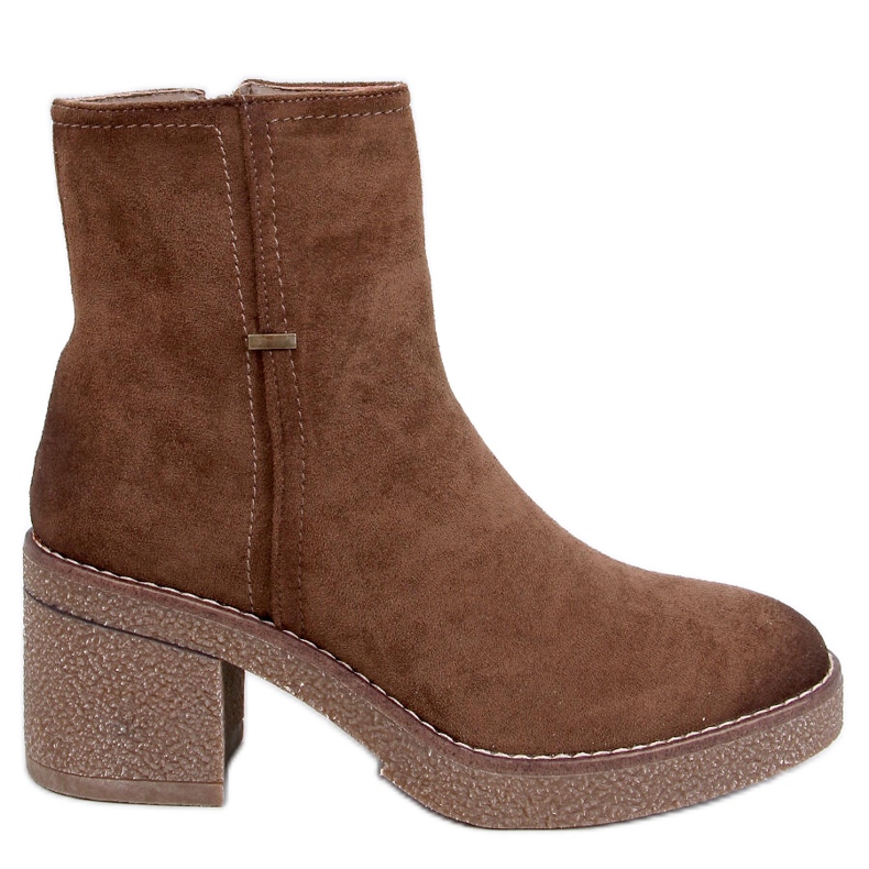 Filly Green Stiefeletten mit stabilem Absatz braun