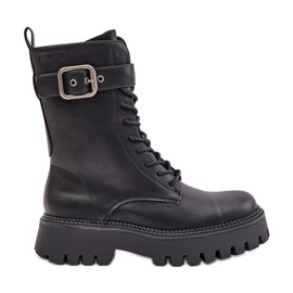 Isolierte Arbeiterstiefel mit Schnalle Big Star OO274137 Schwarz