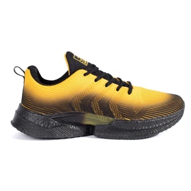 Vico Bequeme Herren-Sportschuhe in Gelb und Schwarz