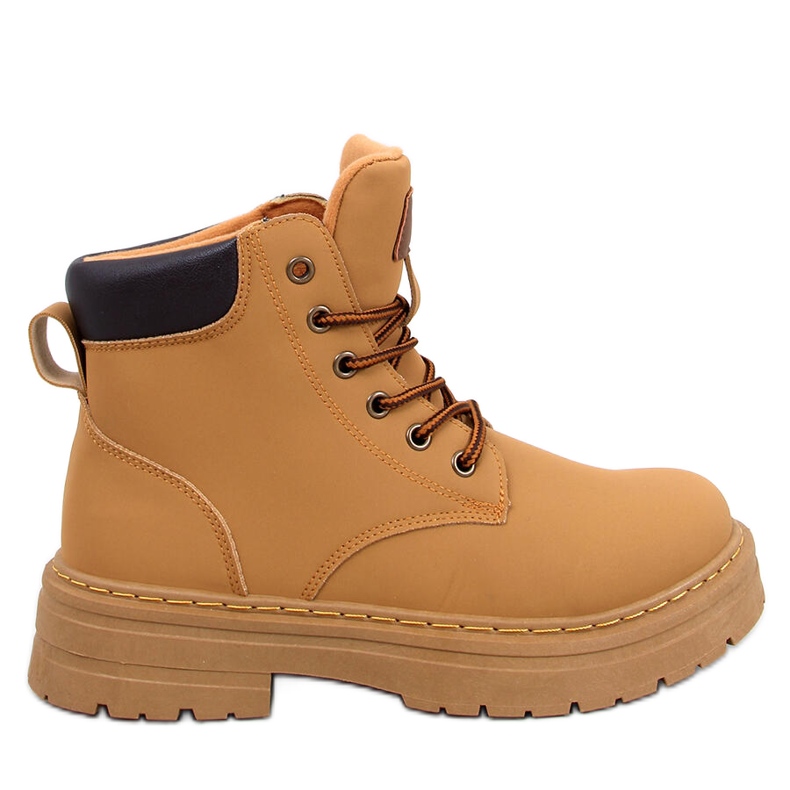 Kellers Camel Damen-Holzstiefel braun