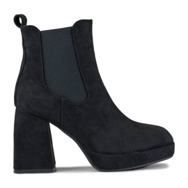 Damen-Stiefeletten aus Wildleder, schwarz, 7987B beige