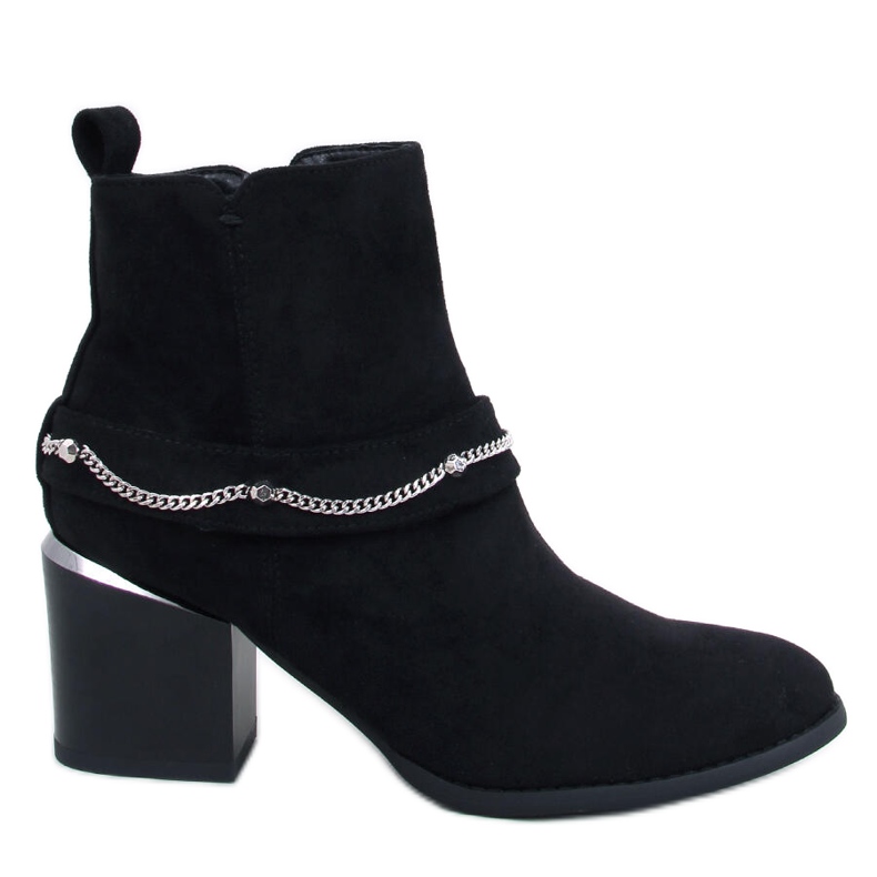 Athing Schwarze Wildleder-Stiefeletten