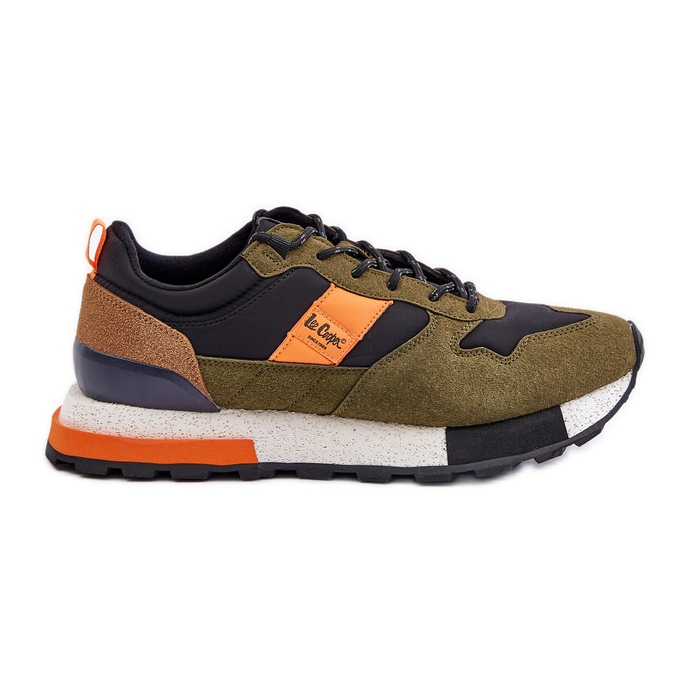 Isolierte Herren-Sneaker Lee Cooper LCJ-24-03-3007 Grün