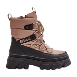 Damen-Schneestiefel mit Reißverschluss Lee Cooper LCJ-24-47-3143 Beige