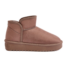 Plateau-Schneestiefel für Damen D.Franklin DFSH370010 Taupe beige