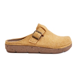 Bequeme Damenhausschuhe mit Schnalle Inblu ED000019 Gelb