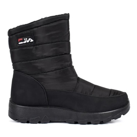 Schwarze, leichte Schneestiefel für Damen