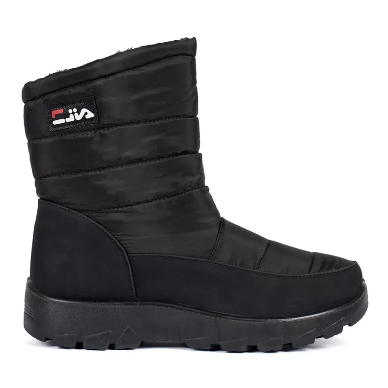 Schwarze, leichte Schneestiefel für Damen