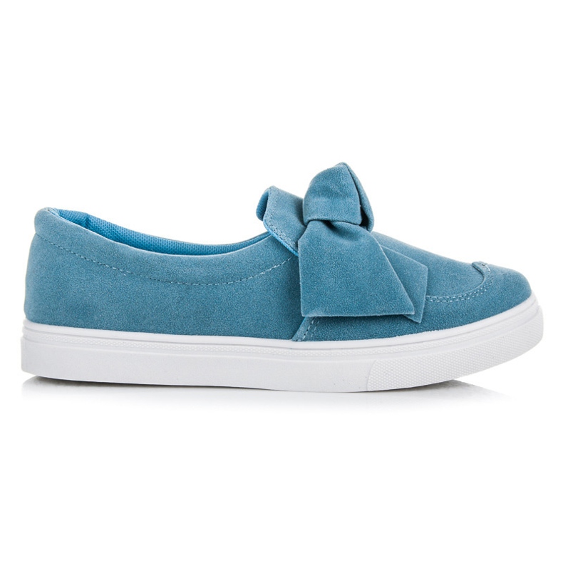 Kiss Angel Blaue Turnschuhe mit Schleife