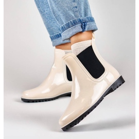 Damen-Chelsea-Stiefel, Beige, DC21BE