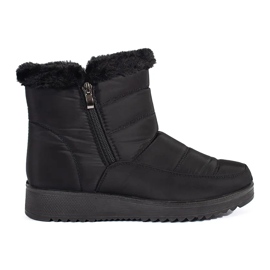 Schwarze, leichte Schneestiefel für Damen