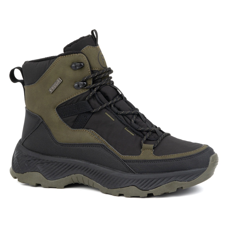 Herren-Wanderstiefel, hohe Stiefeletten, Winterstiefel Filippo MTR6654/24, Khaki grün