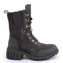 Juwelengrüne Nylonstiefel