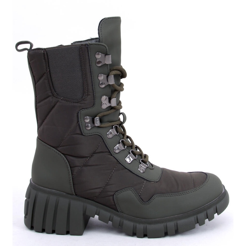 Juwelengrüne Nylonstiefel