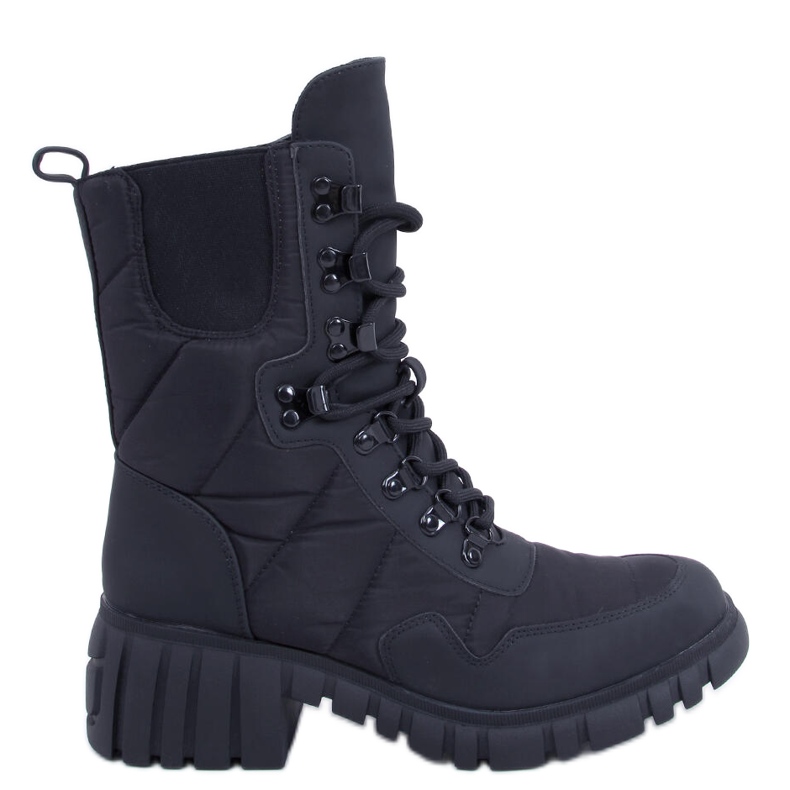 Jewel Schwarze Nylonstiefel