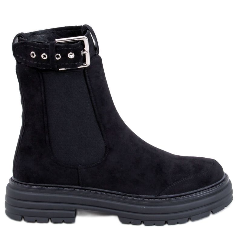 Carls Black Damen-Chelsea-Stiefel schwarz